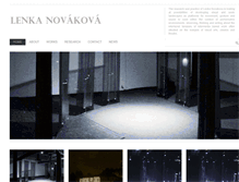 Tablet Screenshot of lenkanovak.com